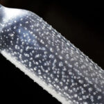 Studded condom in Vietnam – symbolic image linked to the USAID contraceptives scandal and debates on women’s rights.